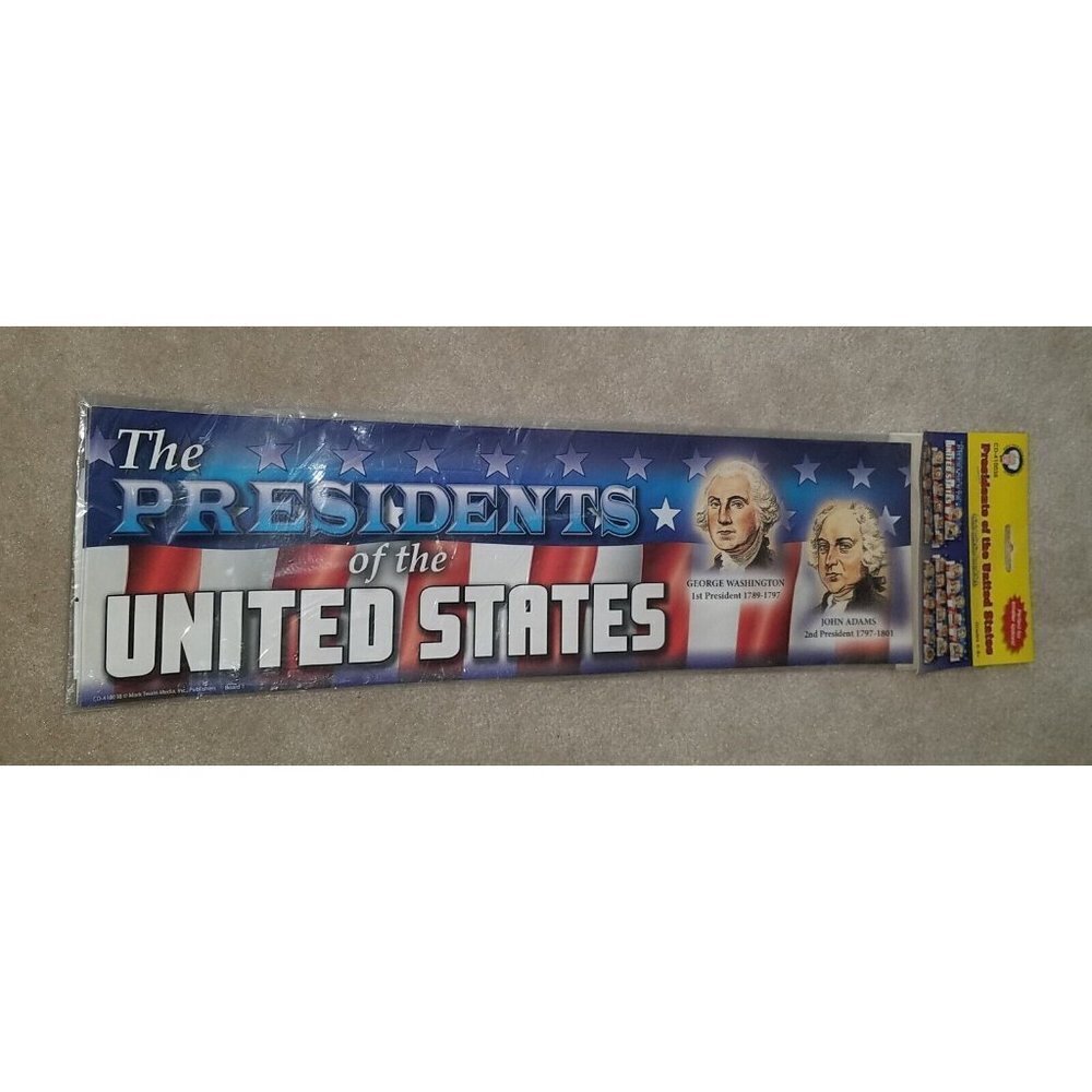 NEW USA Presidents Mini Bulletin Board Set Washington-Obama Classroom Homeschool